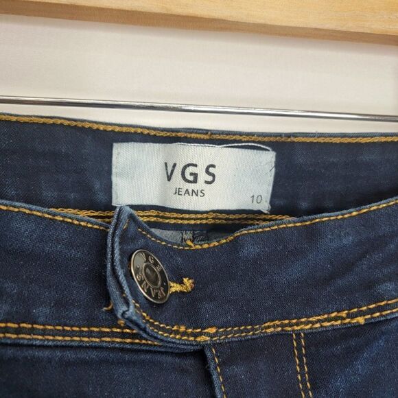Vigoss VGS Dark Wash Skinny Cropped Denim Jeans - Picture 7 of 14
